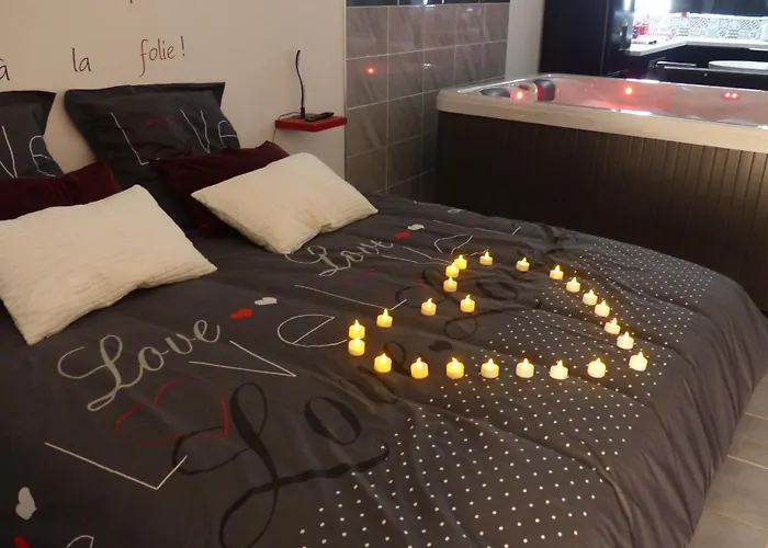 Nuit Romantique Avec Jacuzzi Privatif Proche Toulouse 公寓 Auterive (Haute-Garonne)